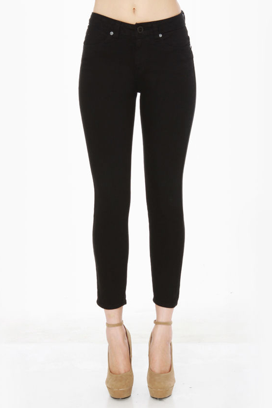 Volcom What the Twill Black Skinny Jeans