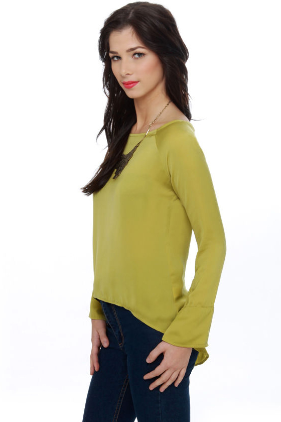Sweet Pea Green Top