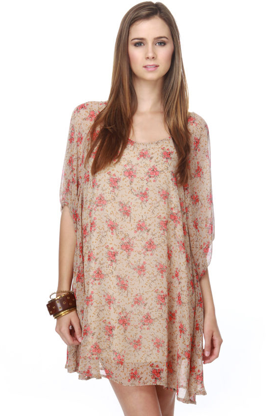 Floribunda Terrain Floral Dress