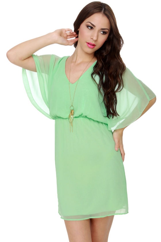 Isairis Mint Green Dress