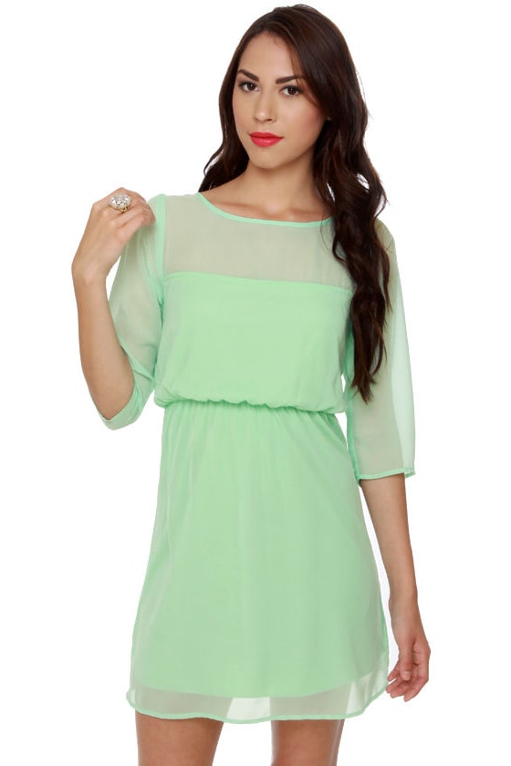 mint green dress accessories