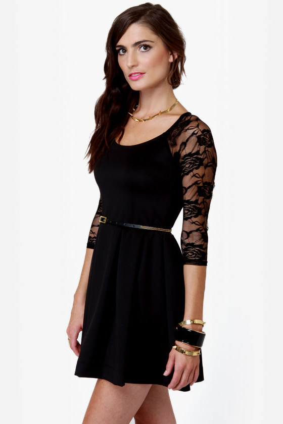 Land of the Laced Black Dress