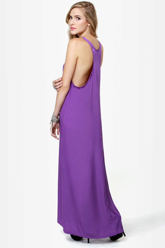 Give \\\\\\\\\\\\\\\\\\\\\\\\\\\\\\\'em the Slip Purple Maxi Dress