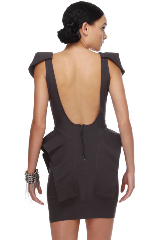 open lace back dress Women's Evening Gold Peplum Sweetheart Neck Voile Floor Length Dress S/M/L/Customize Black Mean Blvd Black / M