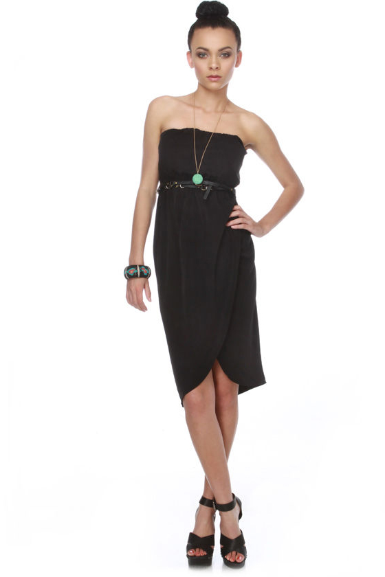 Onlparis L S Reversible Dress Black