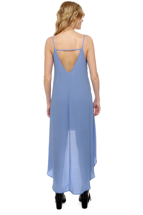 periwinkle blue dress casual Mara Dress in Periwinkle