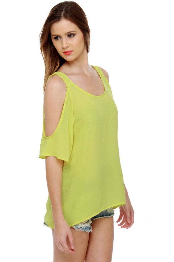 Deep V Diving Yellow Top