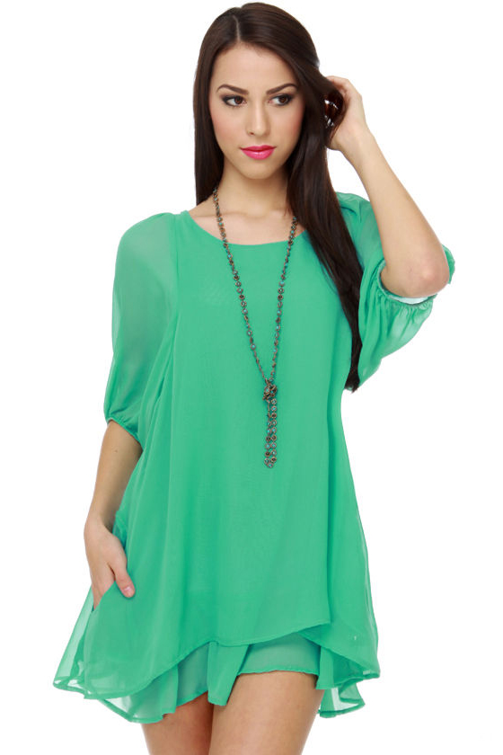 Lucy Love Gabriella Mint Green Dress
