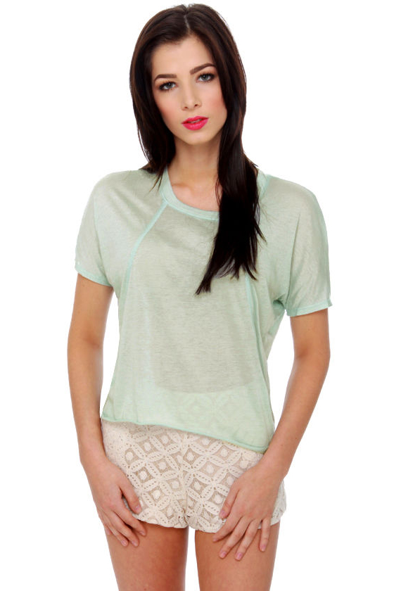 Tee Time Light Blue Top