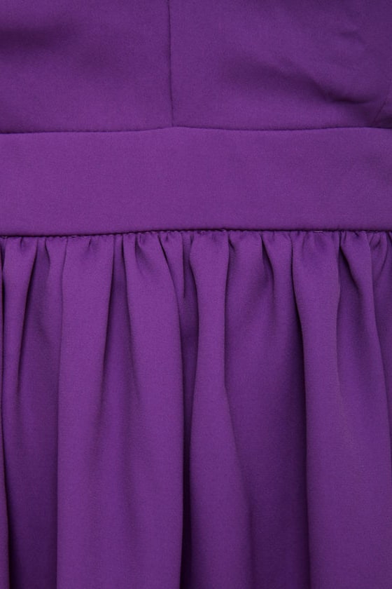 Sexy Purple Dress - Backless Dress - $46.00