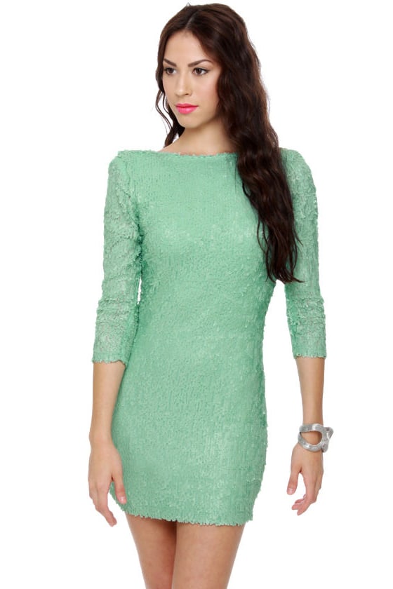 mint velvet sequin dress