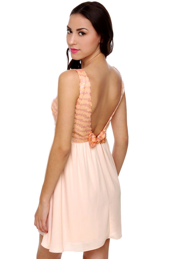 Shall We Dance? Pink Sequin Dress