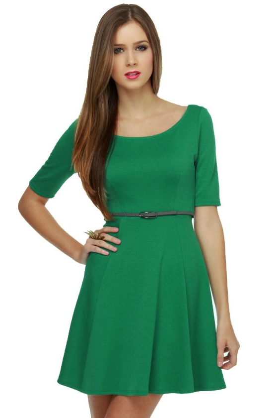 Cute Green Dress - Retro Dress - $39.00 - Lulus