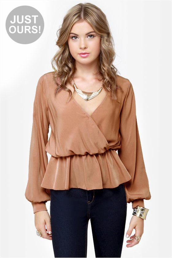 LULUS Exclusive Office Party Blush Top
