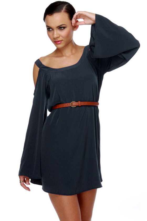 Greek Mythology Navy Blue Dress