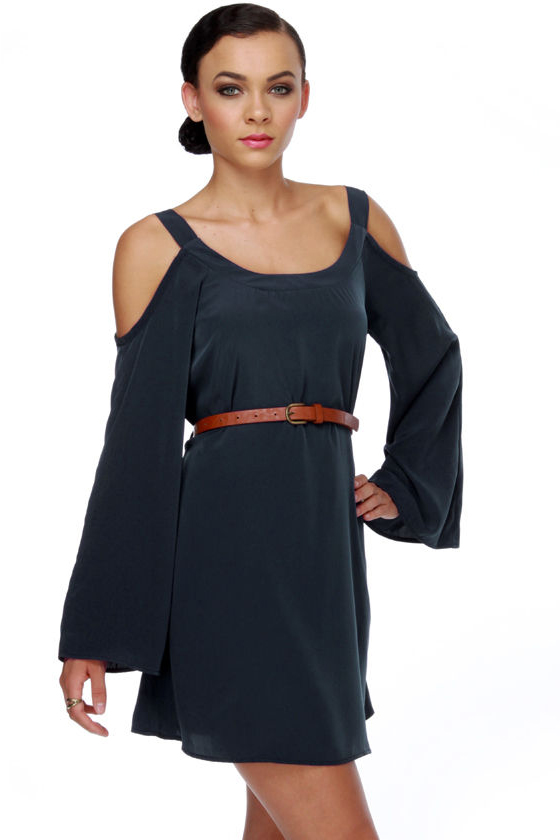Greek Mythology Navy Blue Dress