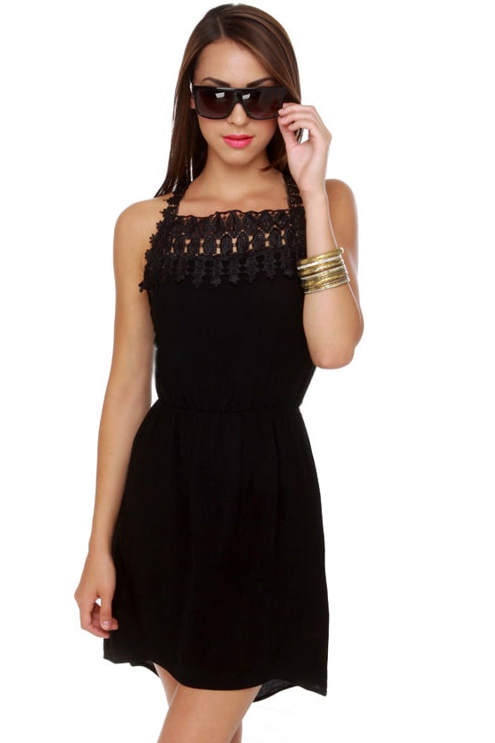 Cute Lace Dress - Black Dress - Sleeveless Dress - $42.00 - Lulus