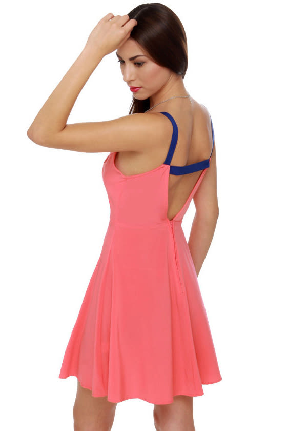 Y So Serious? Coral Dress