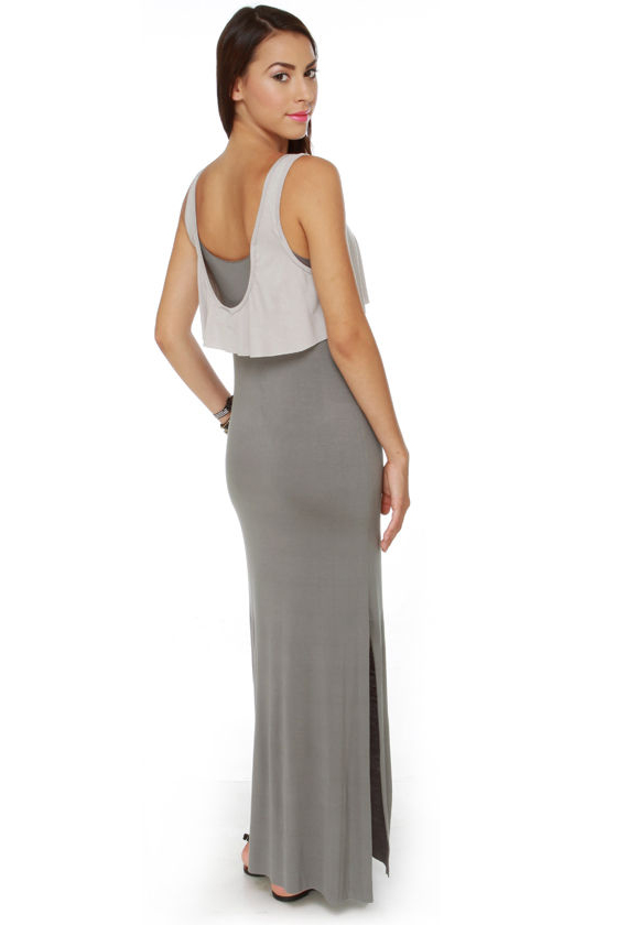Concept Shop Grey Maxi Dress