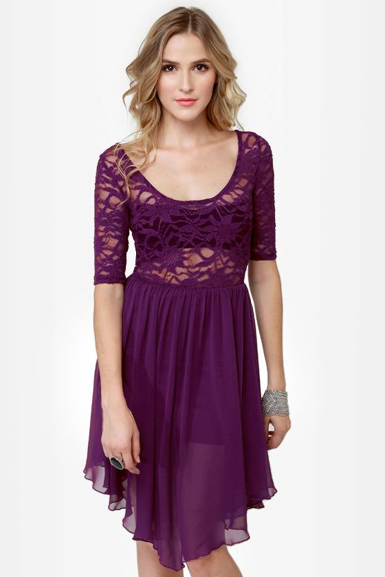 Dancing Days Purple Lace Dress