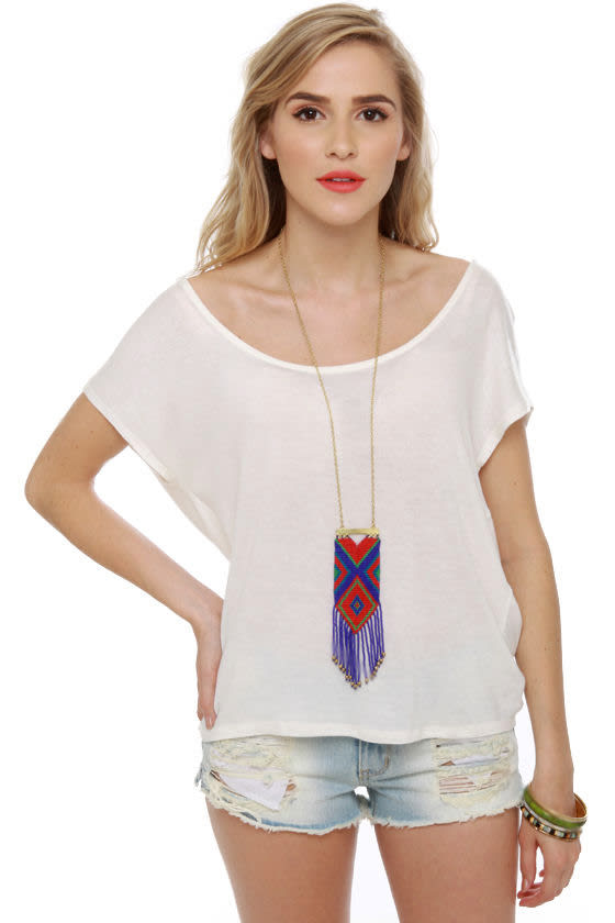 Tatting Tale Ivory Top