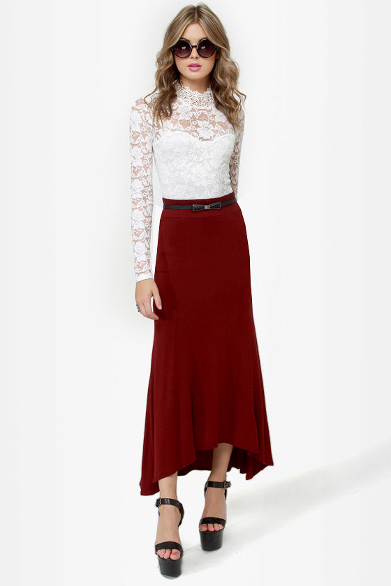 Fan the Fire Ivory Lace Top