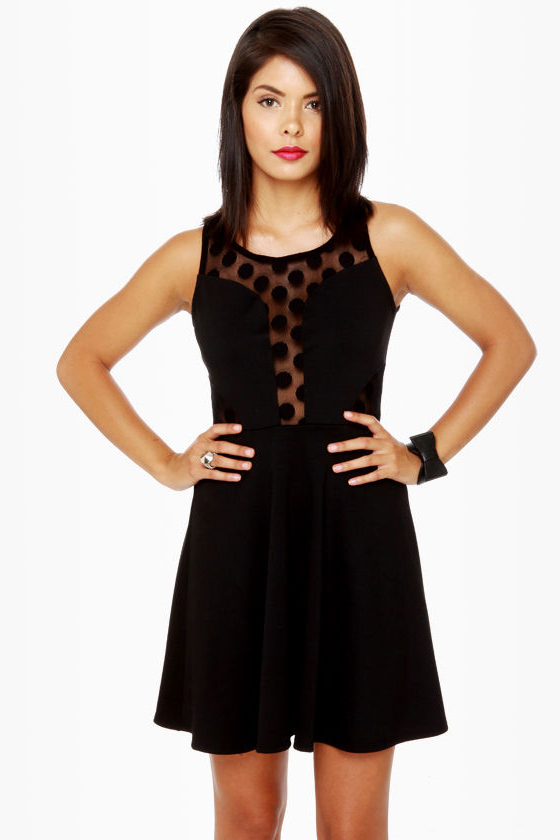 LULUS Exclusive Party Don't Stop Black Dress