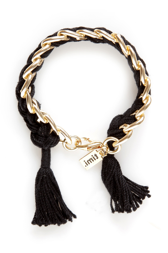 Braiders of the Lost Spark Black Friendship Bracelet
