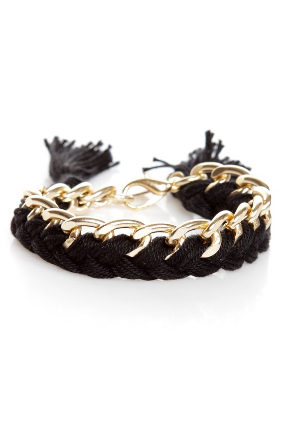 Braiders of the Lost Spark Black Friendship Bracelet