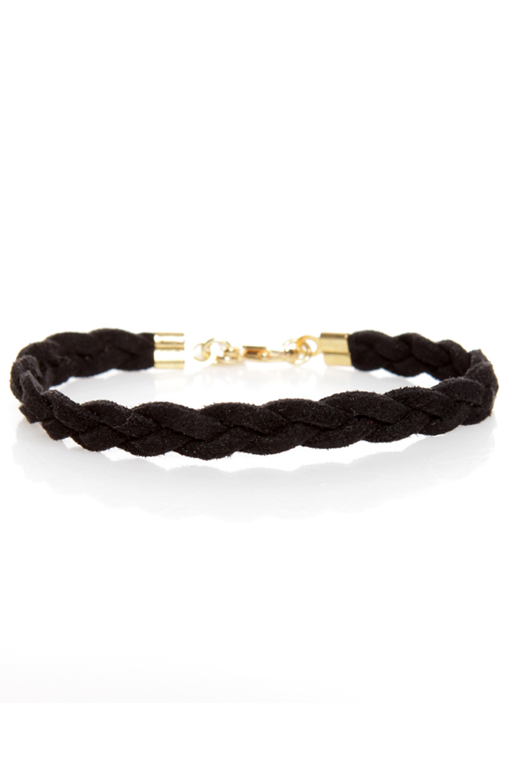 Made to Braid Black Bracelet