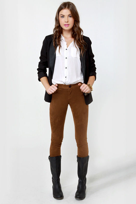 BB Dakota Astin Cognac Brown Pants