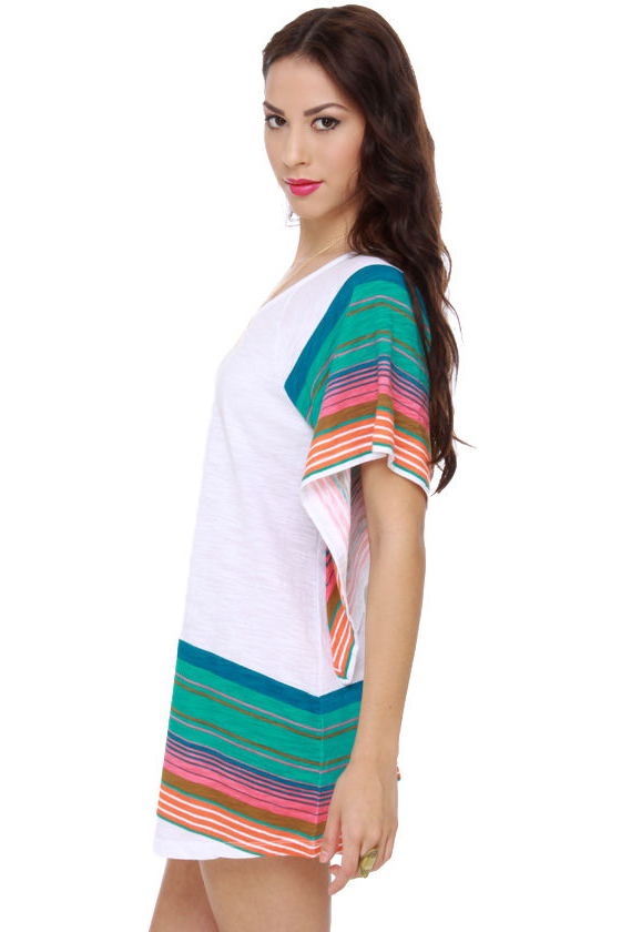 Roxy Beach Blanket Striped Dress