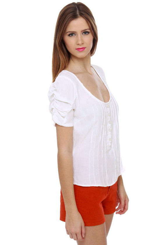 Lucy Love Fitzgerald White Top