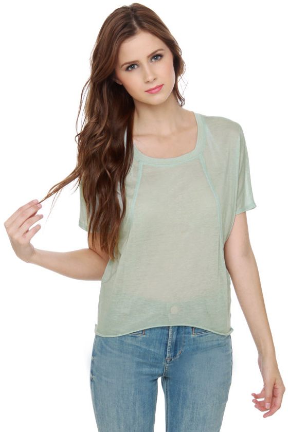 Tee Time Light Blue Top