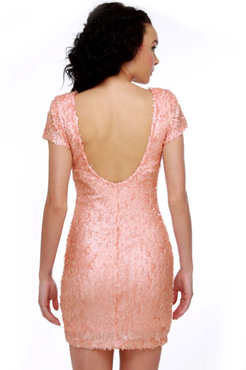 rubber ducky sequin dress Rubber Ducky Dress - Pink Dress - Sequin Dress - $81.00