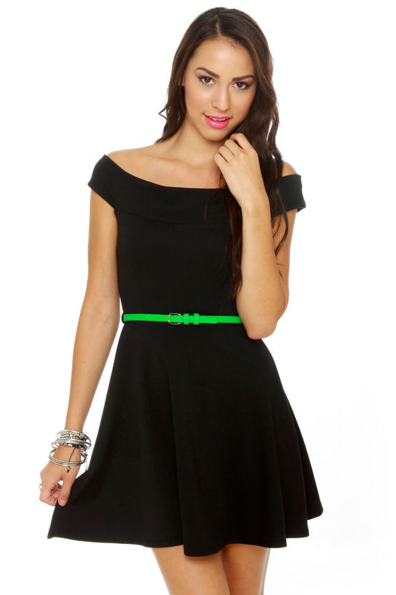 Mid-Century Marvel Black Dress