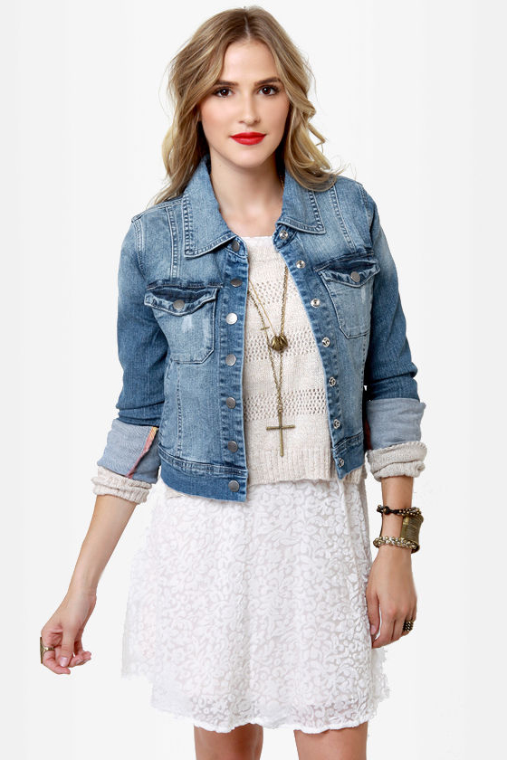 Billabong Nova Embroidered Denim Jacket