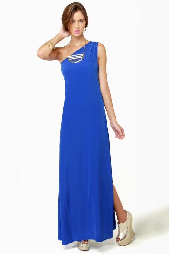 Temptress Blue Maxi Dress