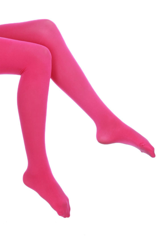 Tabbisocks Walk It Out Hot Pink Tights