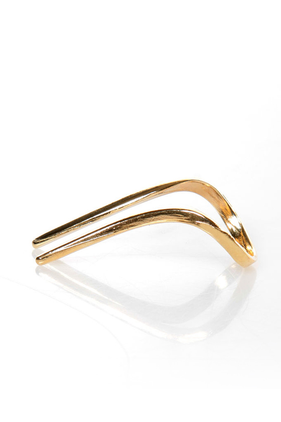 Let's Split Gold Ring