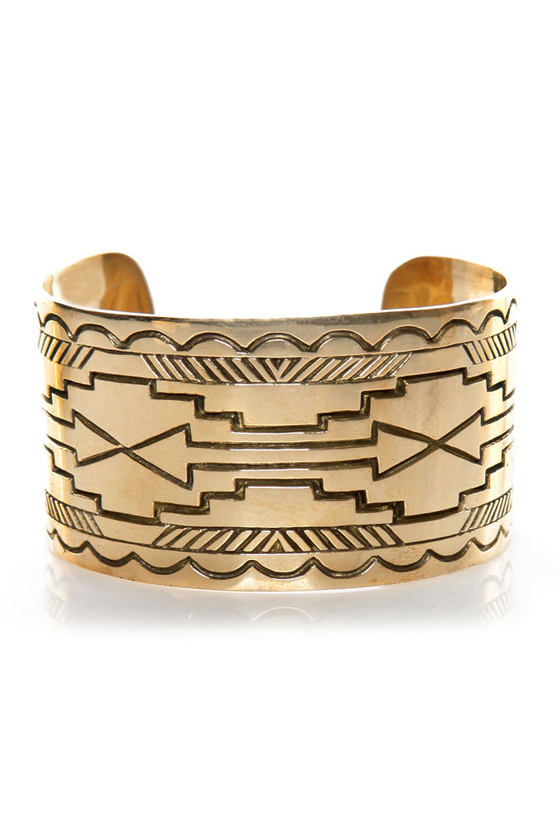 Jen\\\\\\\\\\\\\\\'s Pirate Booty Distant Mesa Gold Cuff