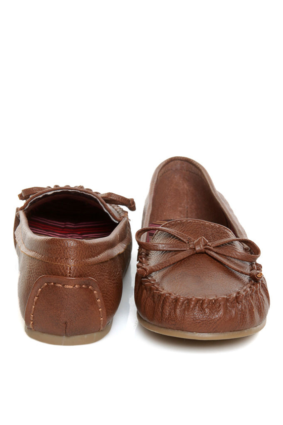 Bamboo Friends 13 Chestnut Brown Moccasins