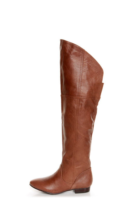 Chinese Laundry South Bay Henna Leather Over-The-Knee Boots