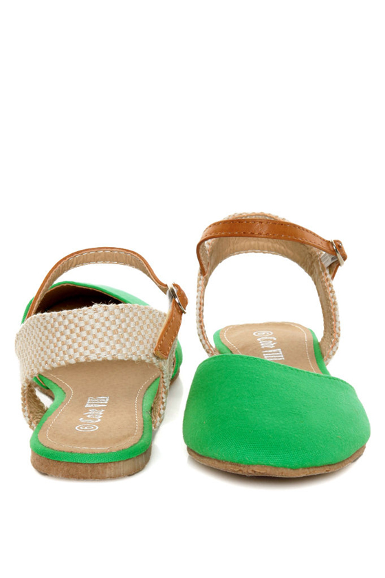 Code VIII Ava 2 Green Split Upper Flats