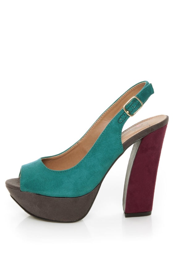 block slingback
