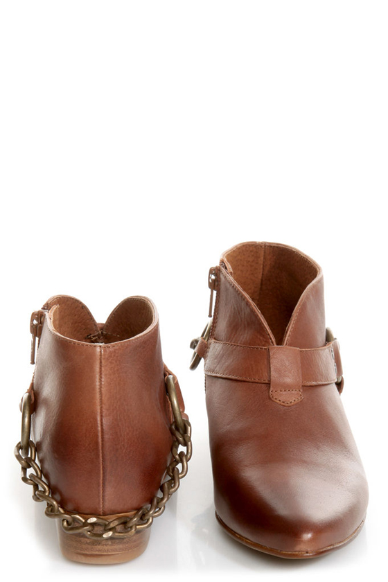 Sixtyseven Enrica Viriato Chestnut Winklepicker Ankle Boots