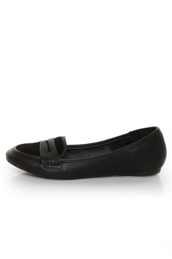 Mixx Penny 01 Black Penny Loafers
