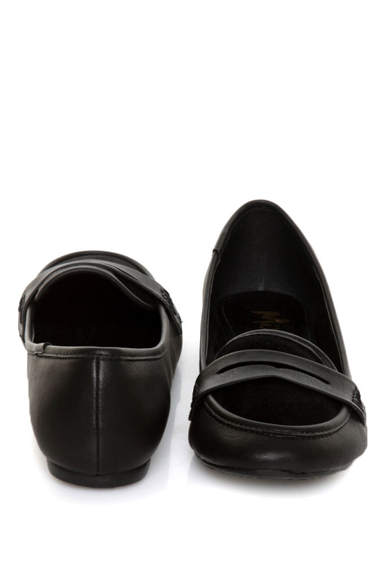 Mixx Penny 01 Black Penny Loafers