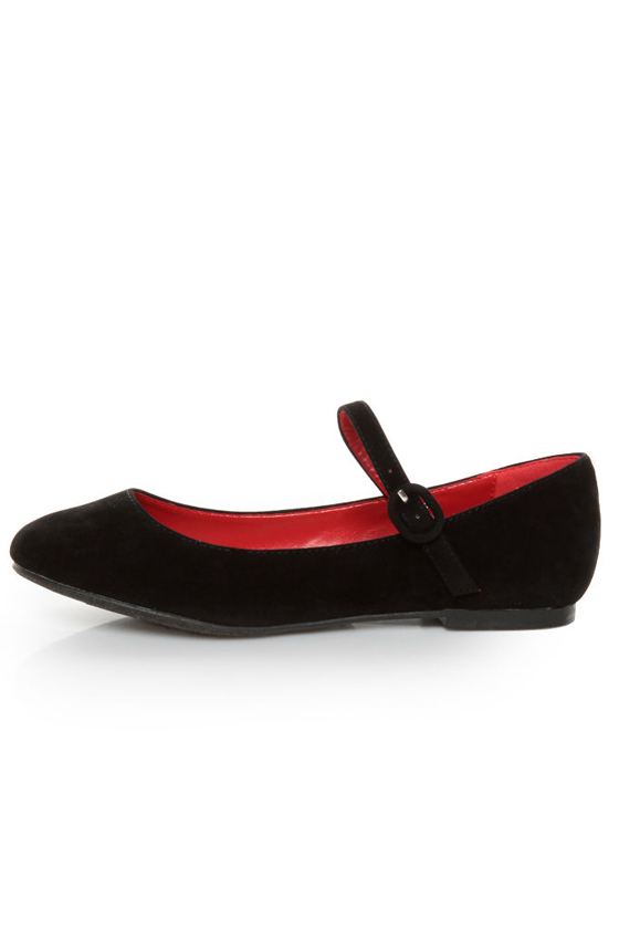 Promise Sakova Black Mary Jane Ballet Flats