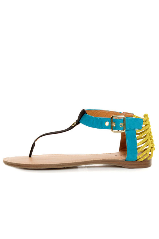 qupid neon sandals